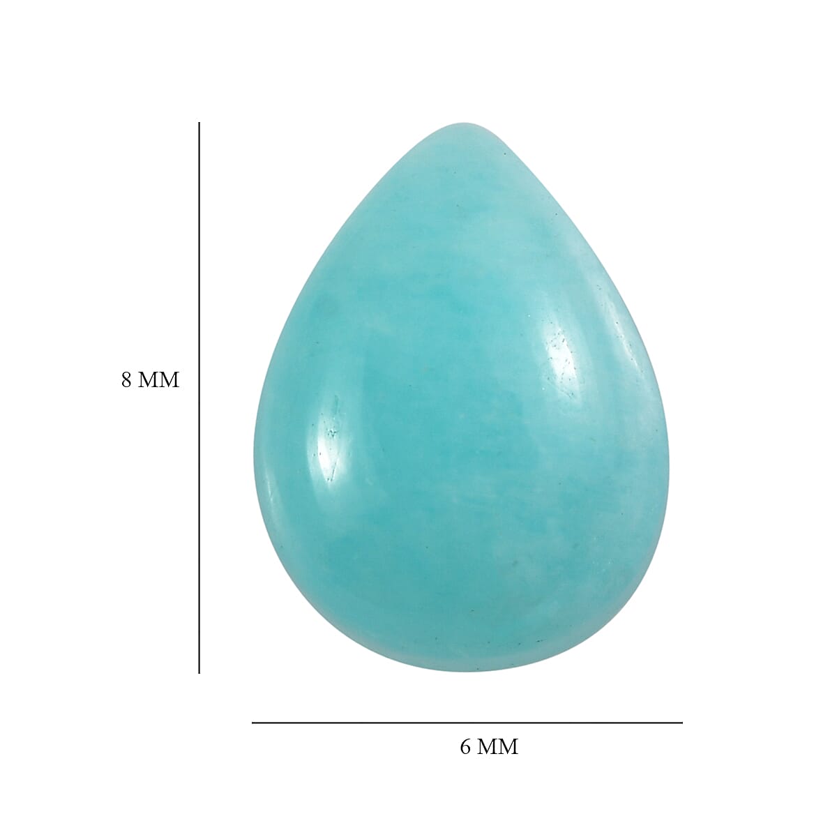 Amazonite (Pear 8x6 mm) 0.92 ctw image number 3