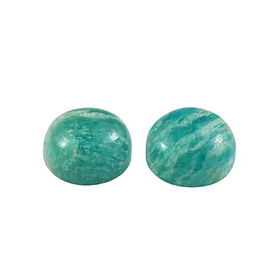 Amazonite Set of 2 (Rnd 6 mm) 1.63 ctw