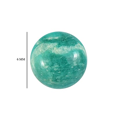 Amazonite Set of 2 (Rnd 6 mm) 1.63 ctw