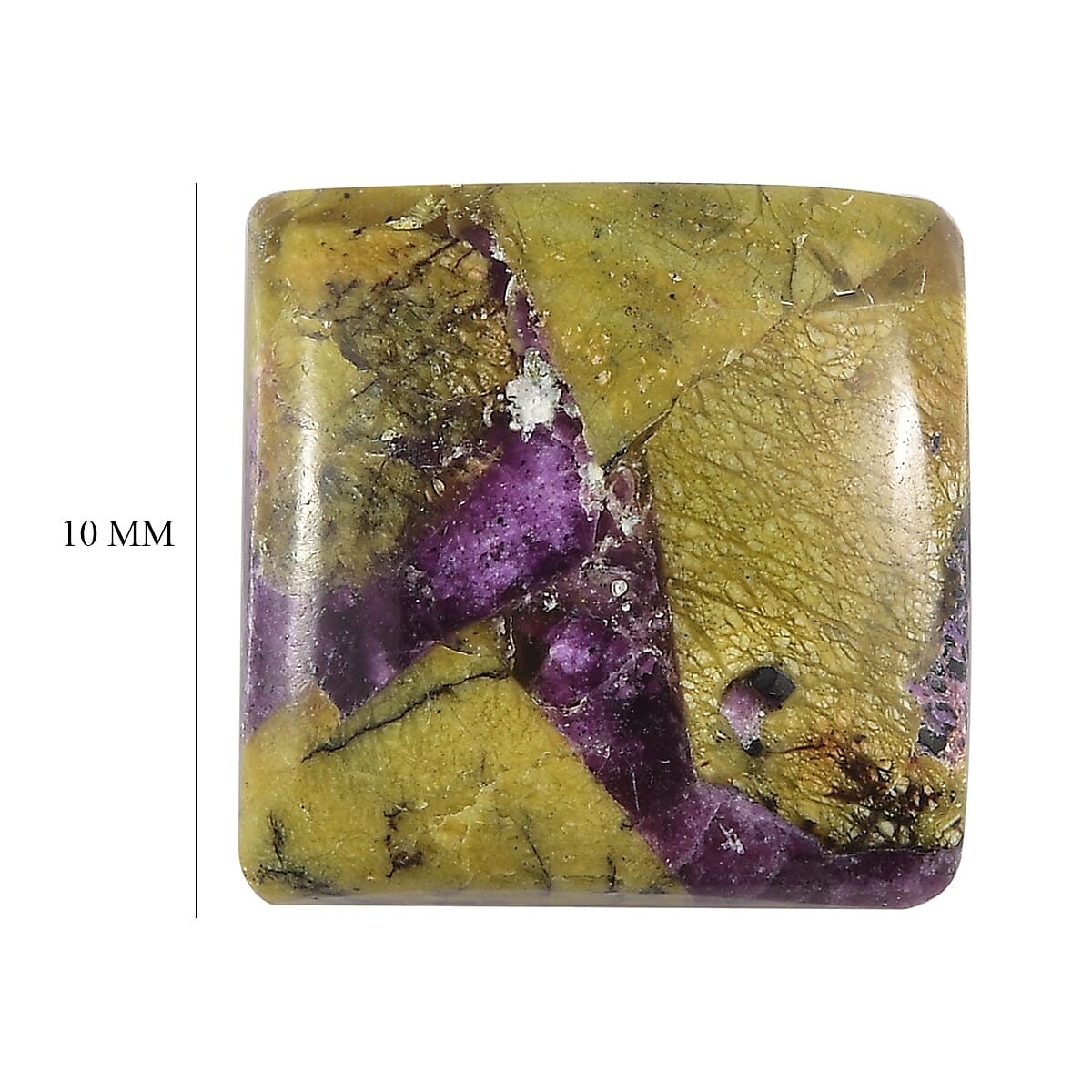 Tasmanian Stichtite (Sqr 10 mm) 2.88 ctw image number 3