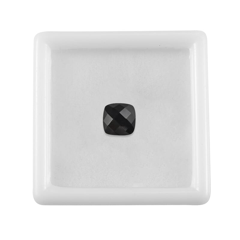 Black Onyx (Cushion 7x7 mm) 1.25 ctw