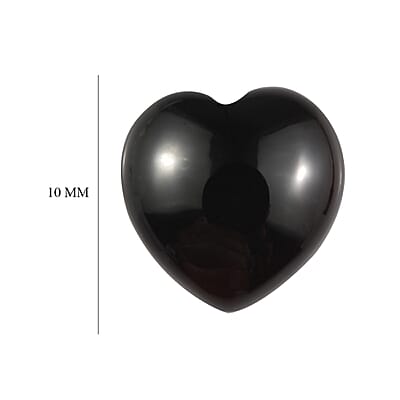 Black Onyx (Hrt 10 mm) 2.72 ctw