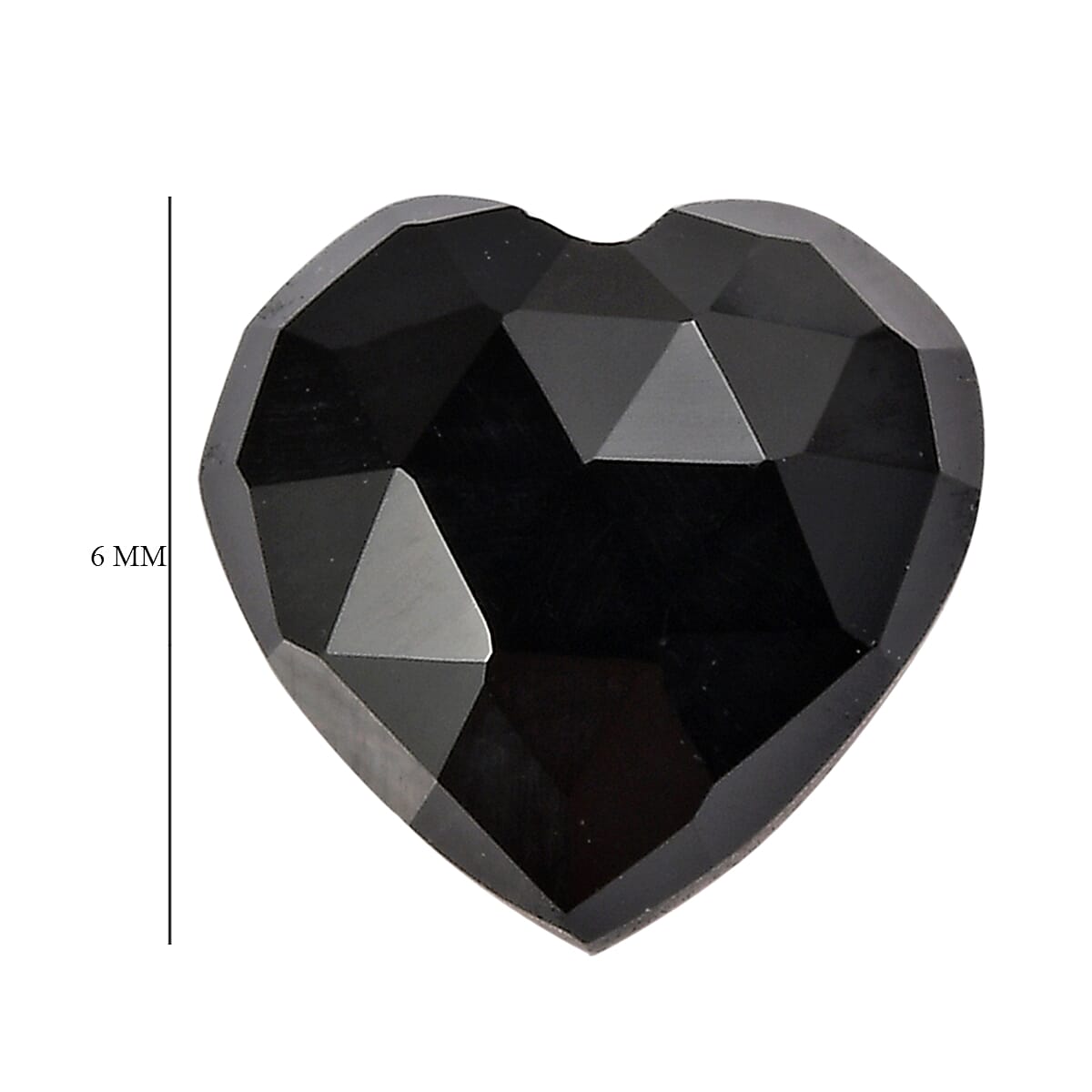 AA Black Onyx (Hrt 6 mm) 0.69 ctw image number 3
