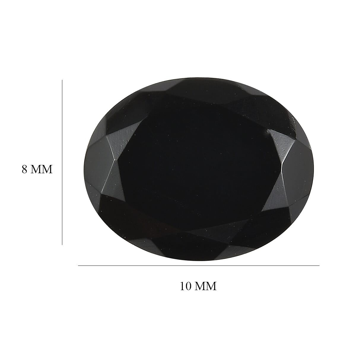 Black Onyx (Oval 10x8 mm) 2.02 ctw image number 3