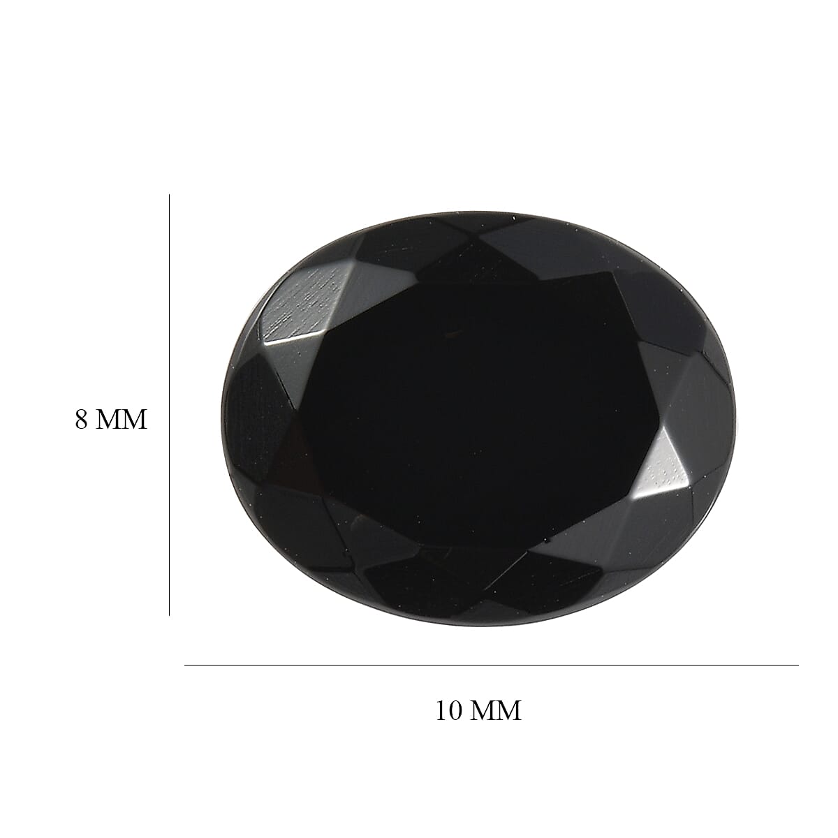 AA Black Onyx (Oval 10x8 mm) 1.95 ctw image number 3