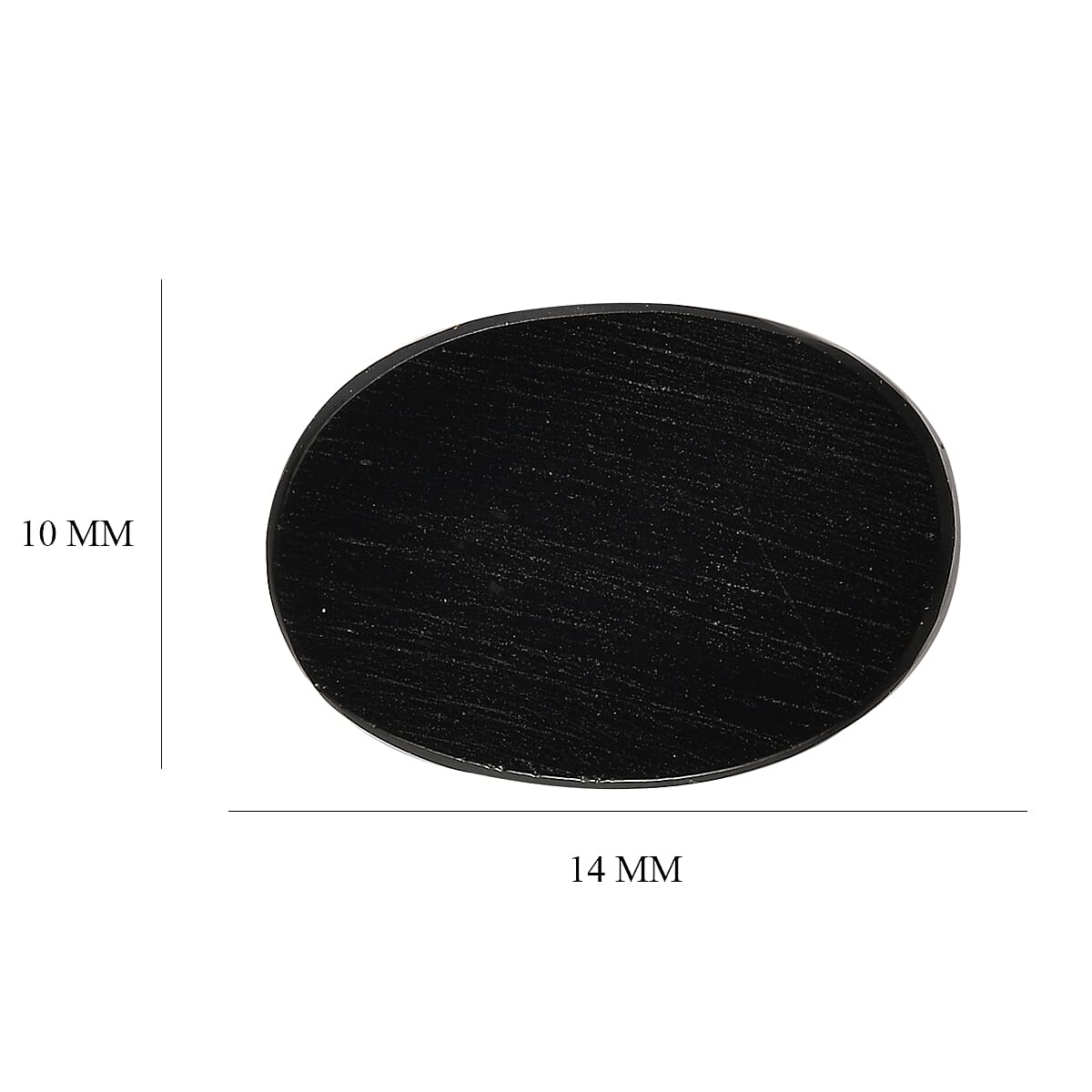 Black Onyx (Oval 14x10 mm) 3.80 ctw image number 3
