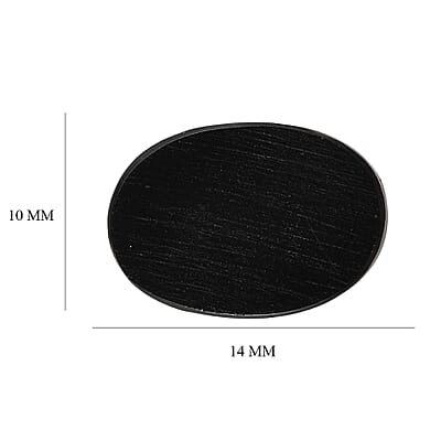 Black Onyx (Oval 14x10 mm) 3.80 ctw