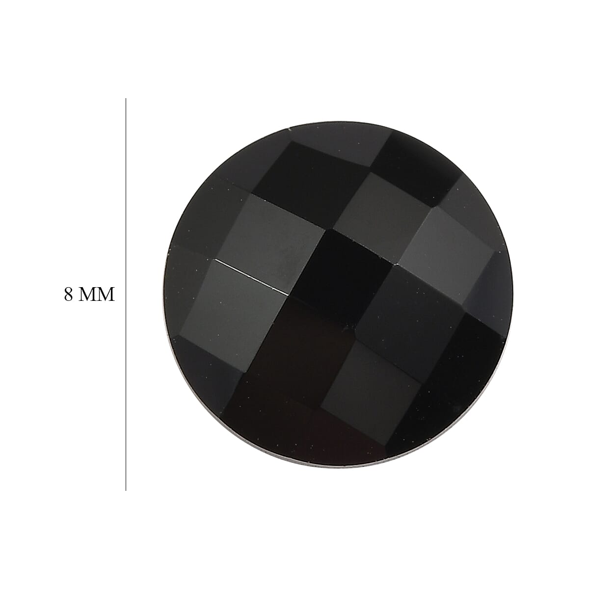 Black Onyx (Rnd 8 mm) 1.65 ctw image number 3