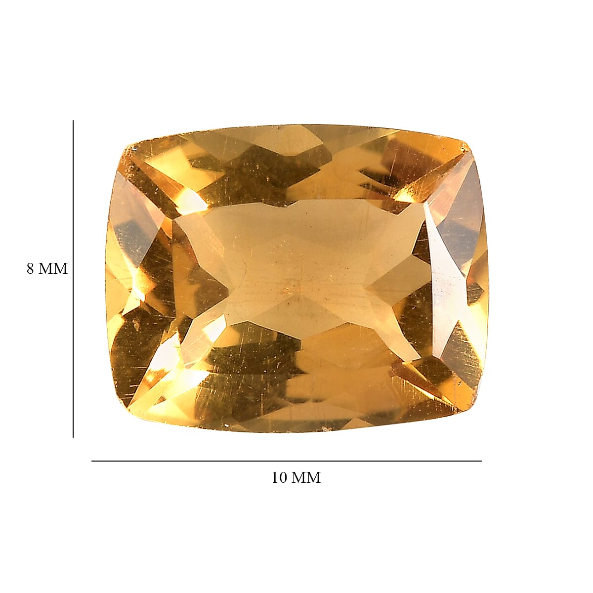 AA Brazilian Citrine (Cush 10x8 mm) 2.24 ctw image number 3