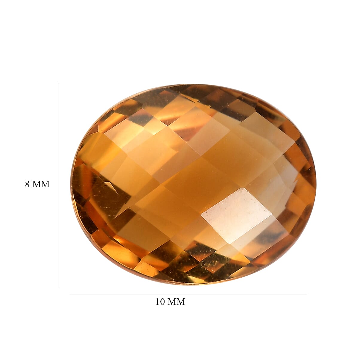 AA Brazilian Citrine (Oval 10x8 mm) 1.98 ctw image number 3