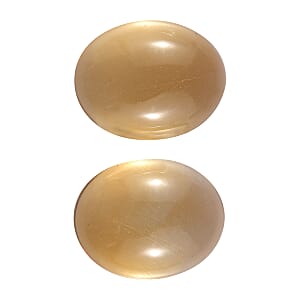 Set of 2 Brazilian Citrine (Oval 9x7 mm) 3.20 ctw
