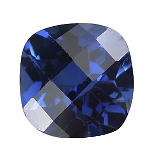 Lab Created Blue Sapphire (Cushion 8x8 mm) 2.45 ctw