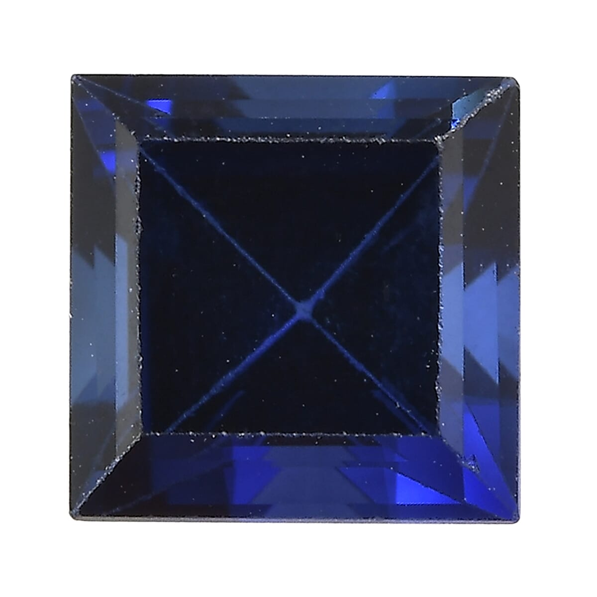 Lab Created Blue Sapphire (Sqr 6 mm) 1.32 ctw image number 0