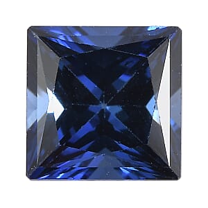 Lab Created Blue Sapphire (Sqr 6 mm) 1.36 ctw