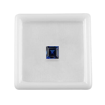 Lab Created Blue Sapphire (Sqr 7 mm) 2.15 ctw