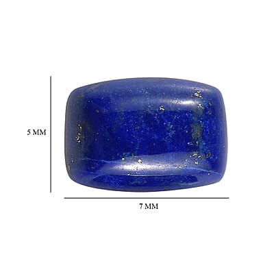 Set of 2 Lapis Lazuli (Cush 7x5 mm) 1.96 ctw