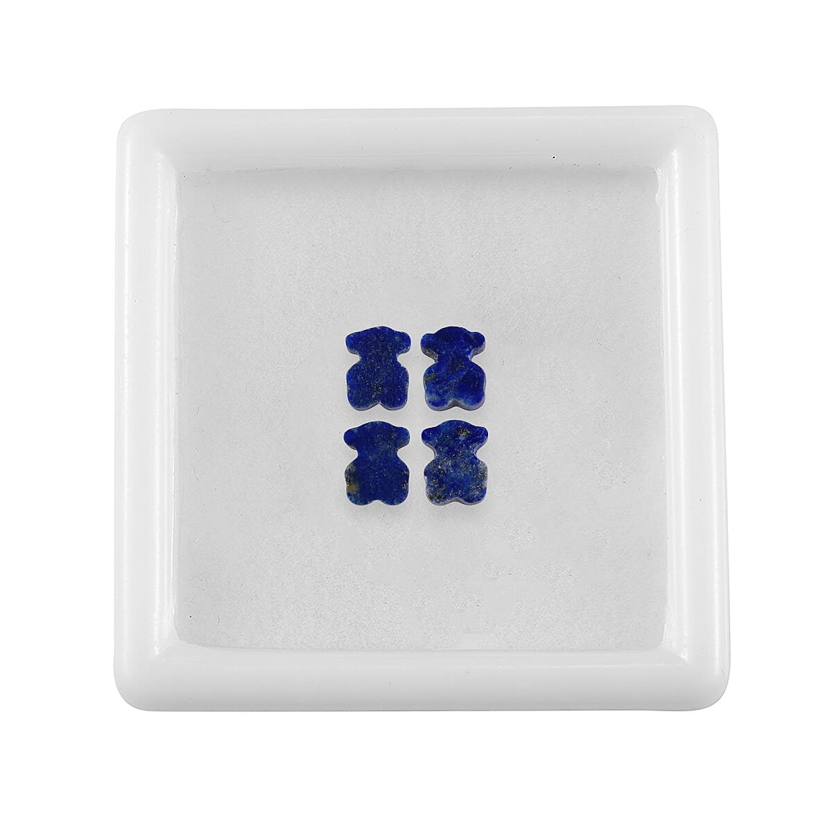 Set of 4 AA Lapis Lazuli (Fancy 5x4 mm) 1.47 ctw image number 2