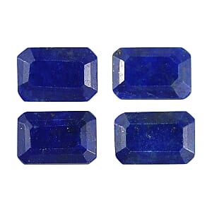 Set of 4 Lapis Lazuli (Oct 6x4 mm) 2.01 ctw