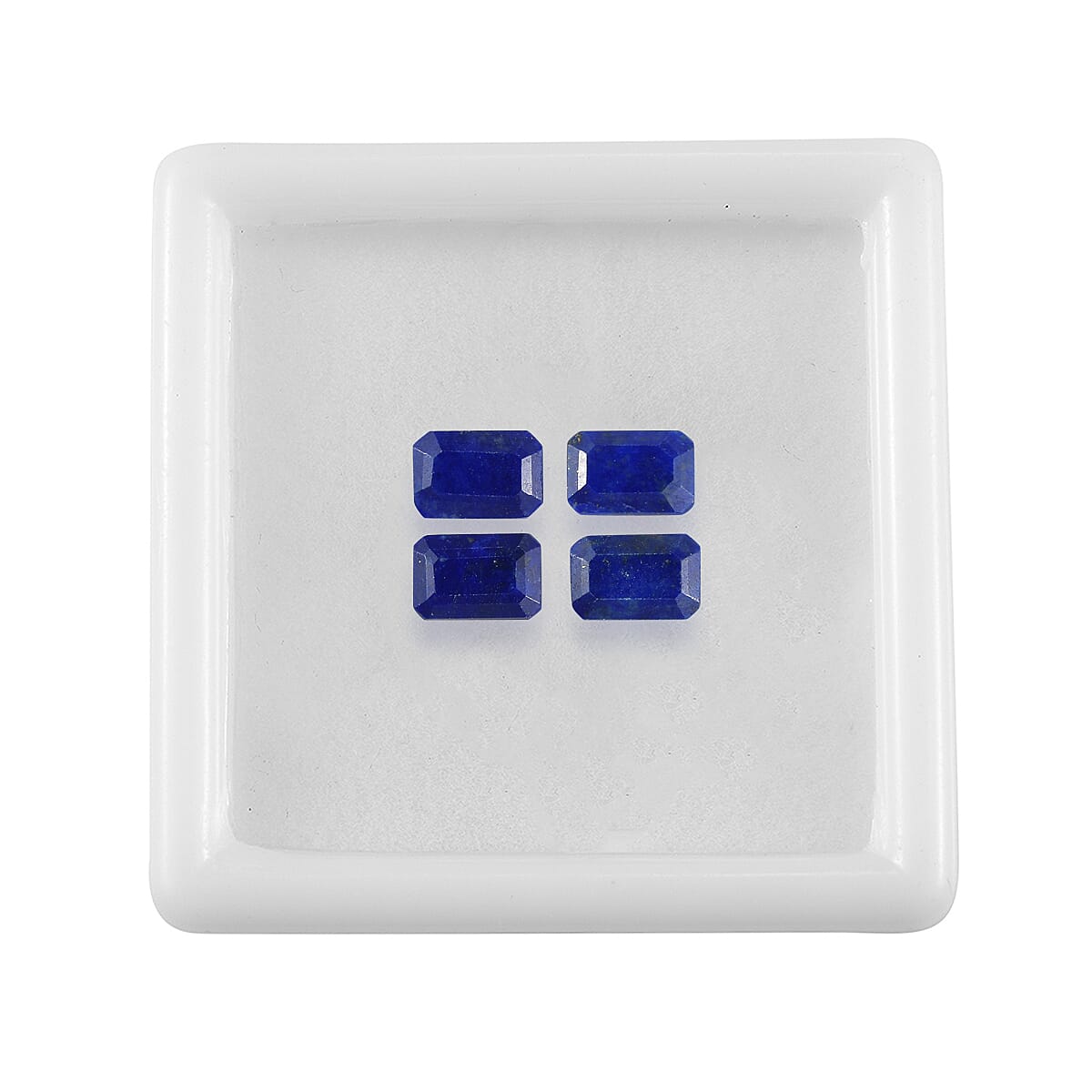 Set of 4 Lapis Lazuli (Oct 6x4 mm) 2.01 ctw image number 2