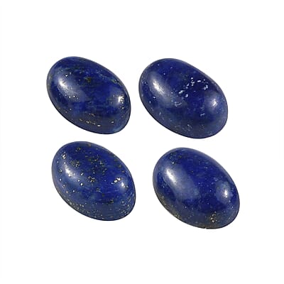Set of 4 Lapis Lazuli (Oval 6x4 mm) 2.38 ctw