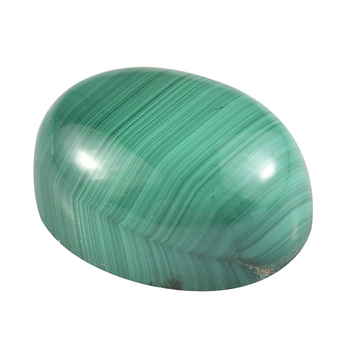 African Malachite (Ovl 11x9 mm) 3.44 ctw image number 1