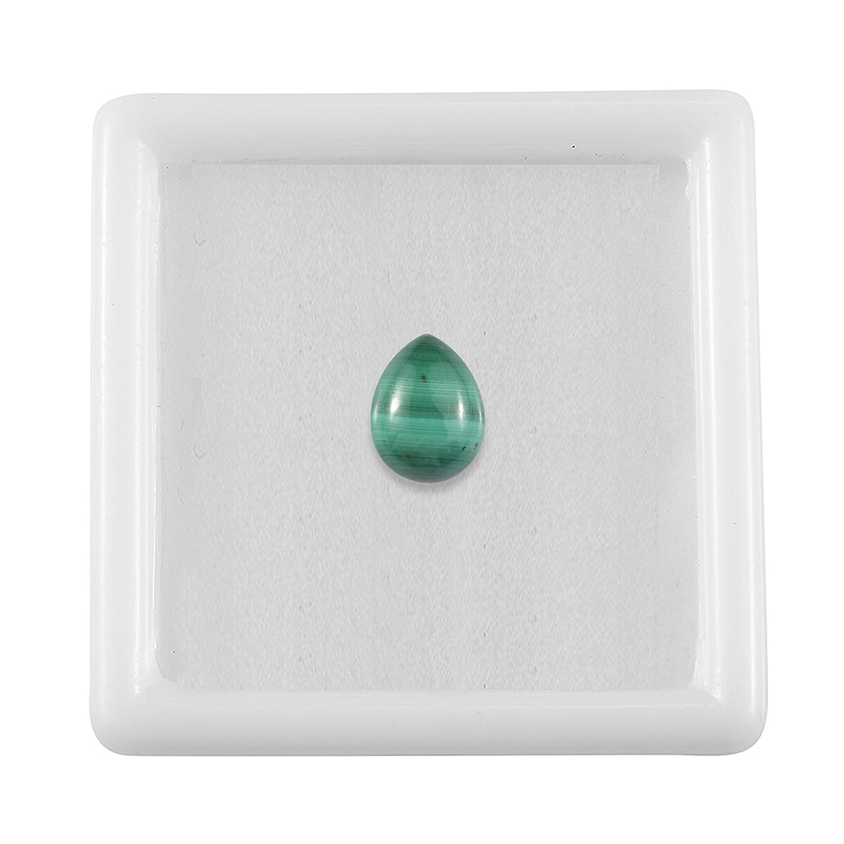 African Malachite (Pear 9x7 mm) 2.58 ctw image number 2