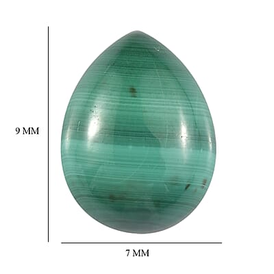 African Malachite (Pear 9x7 mm) 2.58 ctw