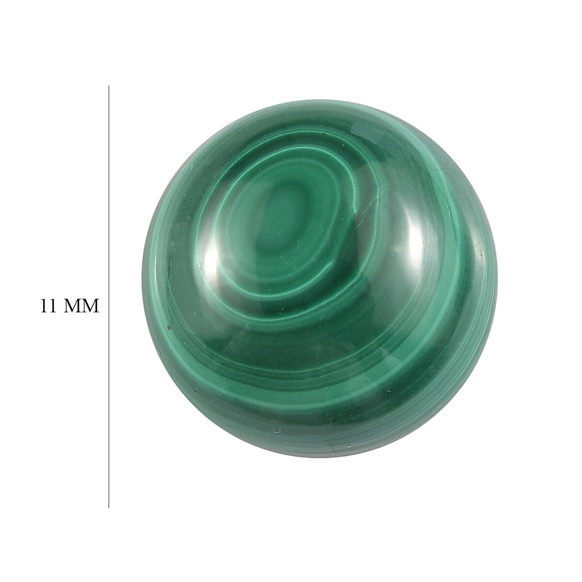 African Malachite (Rnd 11 mm) 4.05 ctw image number 3