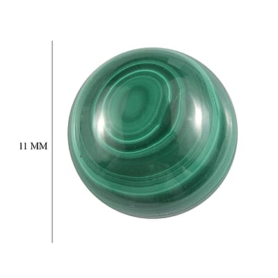 African Malachite (Rnd 11 mm) 4.05 ctw