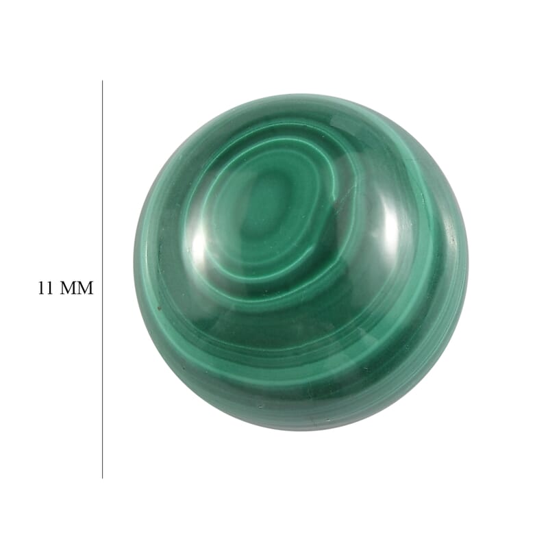 African Malachite (Rnd 11 mm) 4.05 ctw