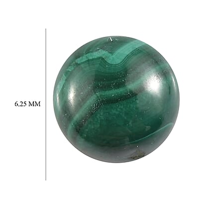 African Malachite (Rnd 6.25 mm) 1.27 ctw