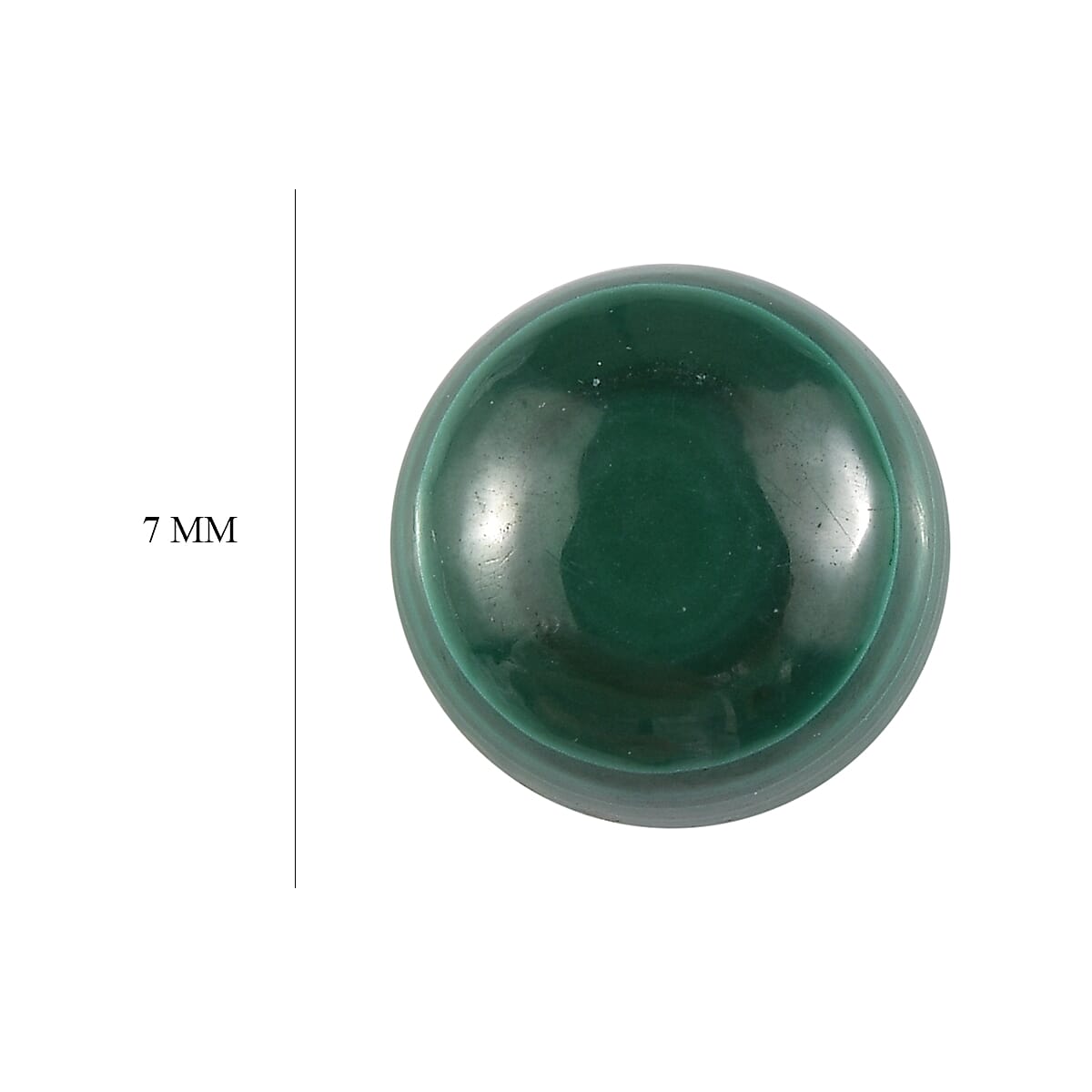 African Malachite (Rnd 7 mm) 1.45 ctw image number 3