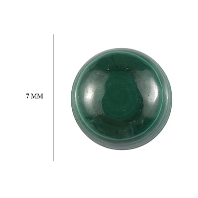 African Malachite (Rnd 7 mm) 1.45 ctw