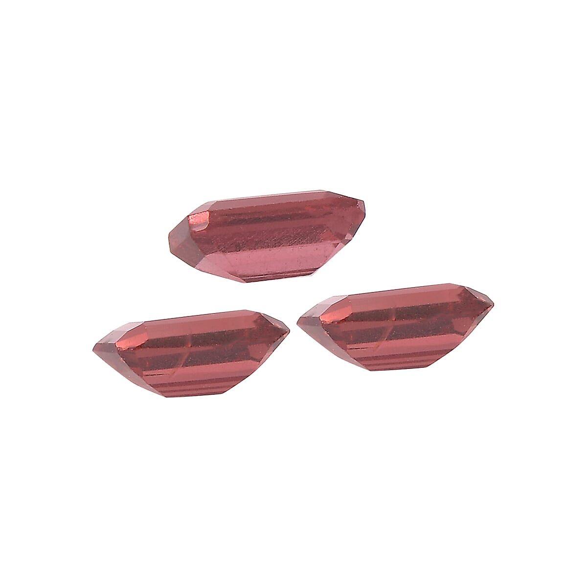 Set of 3 Mozambique Garnet (Oct 5x3 mm) 1.13 ctw image number 1