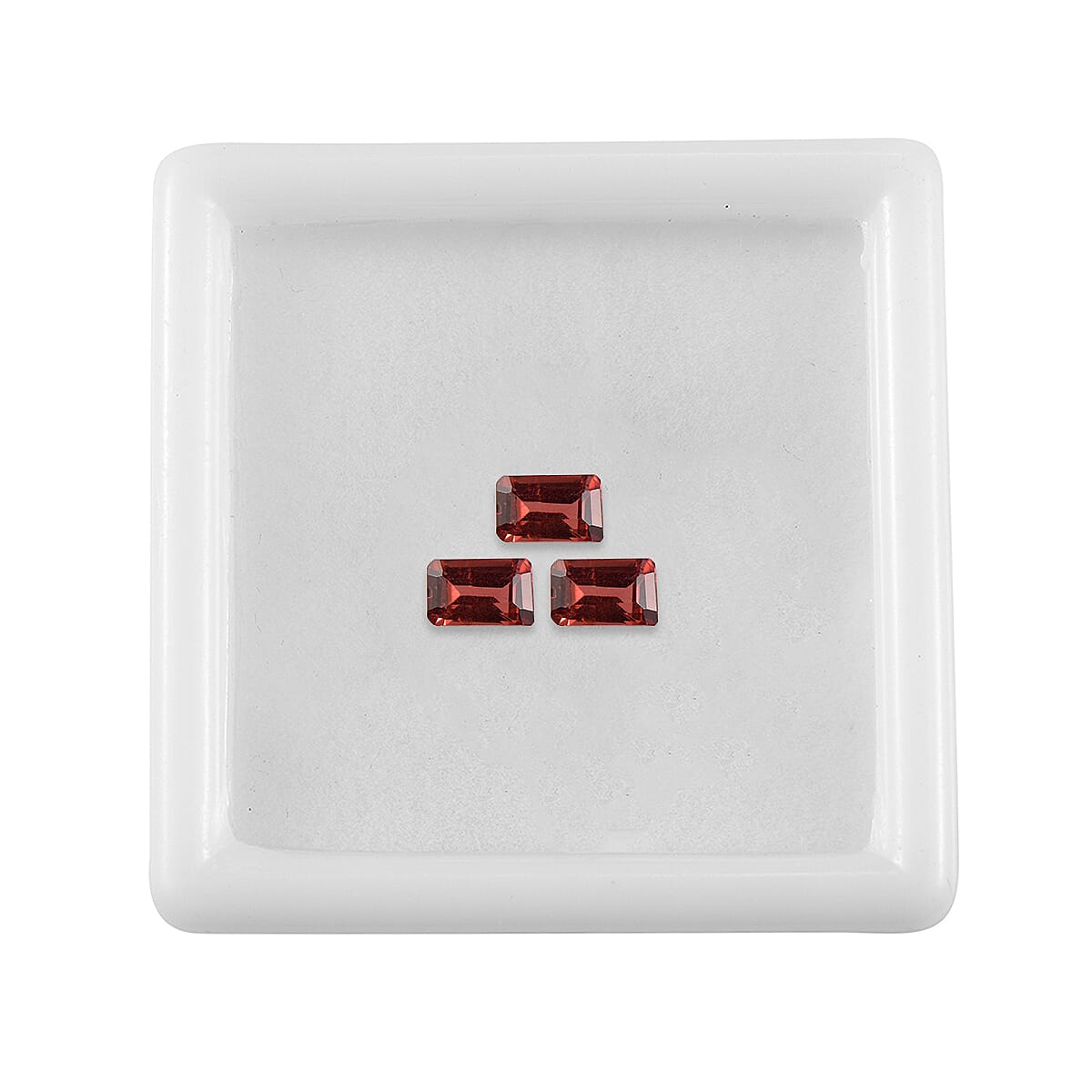 Set of 3 Mozambique Garnet (Oct 5x3 mm) 1.13 ctw image number 2