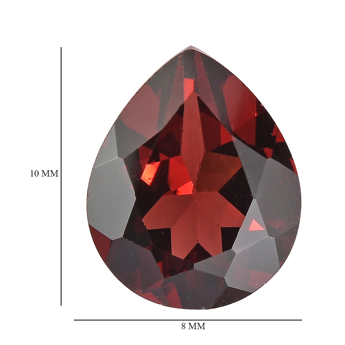 AA Mozambique Garnet (Pear 10x8 mm) 2.22 ctw image number 3
