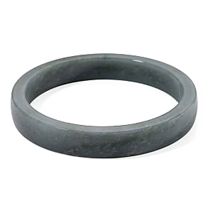 24K Yellow Gold Olmec Jadeite Bangle Bracelet (7.50 In) 200.00 ctw