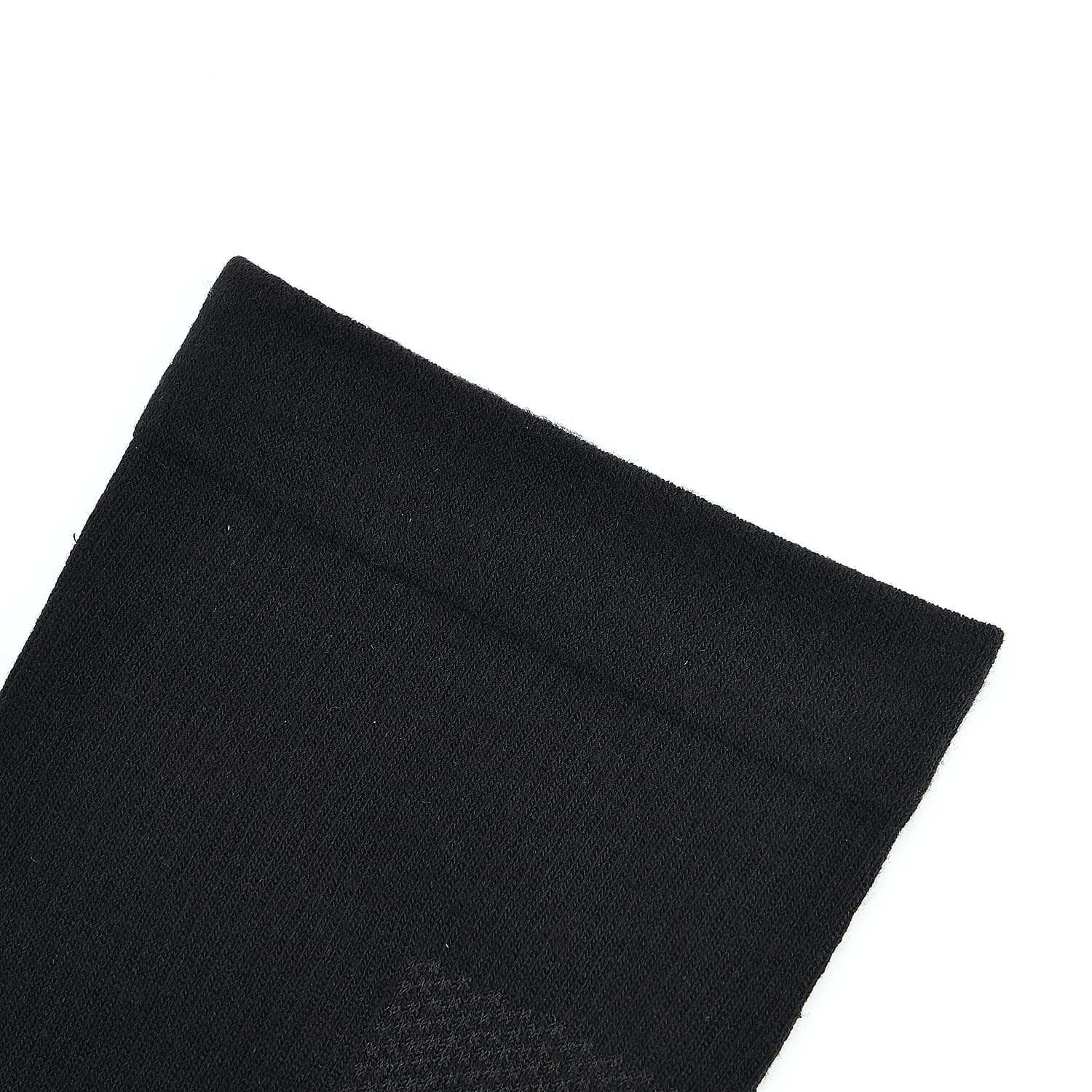 Livmore Set of 4 Pairs Copper Infused Infrared Compression Socks - Large, Men 9 -12 & Women 10.5 - 13 (Black)