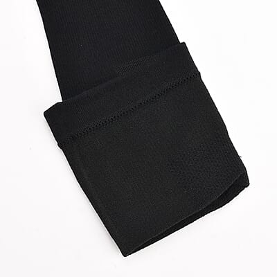 Livmore Set of 4 Pairs Copper Infused Infrared Compression Socks - Large, Men 9 -12 & Women 10.5 - 13 (Black)