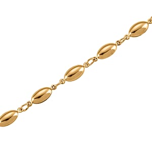 TLV Bold Rounded Link Necklace (20-22 Inches) in ION Plated YG Stainless Steel