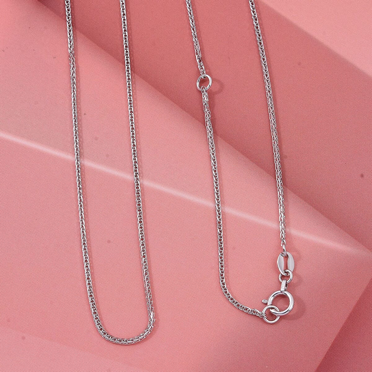 Foxtail Chain Necklace in 950 Platinum 2.85 Grams 20 Inches image number 1