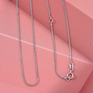 Foxtail Chain Necklace in 950 Platinum 2.85 Grams 20 Inches
