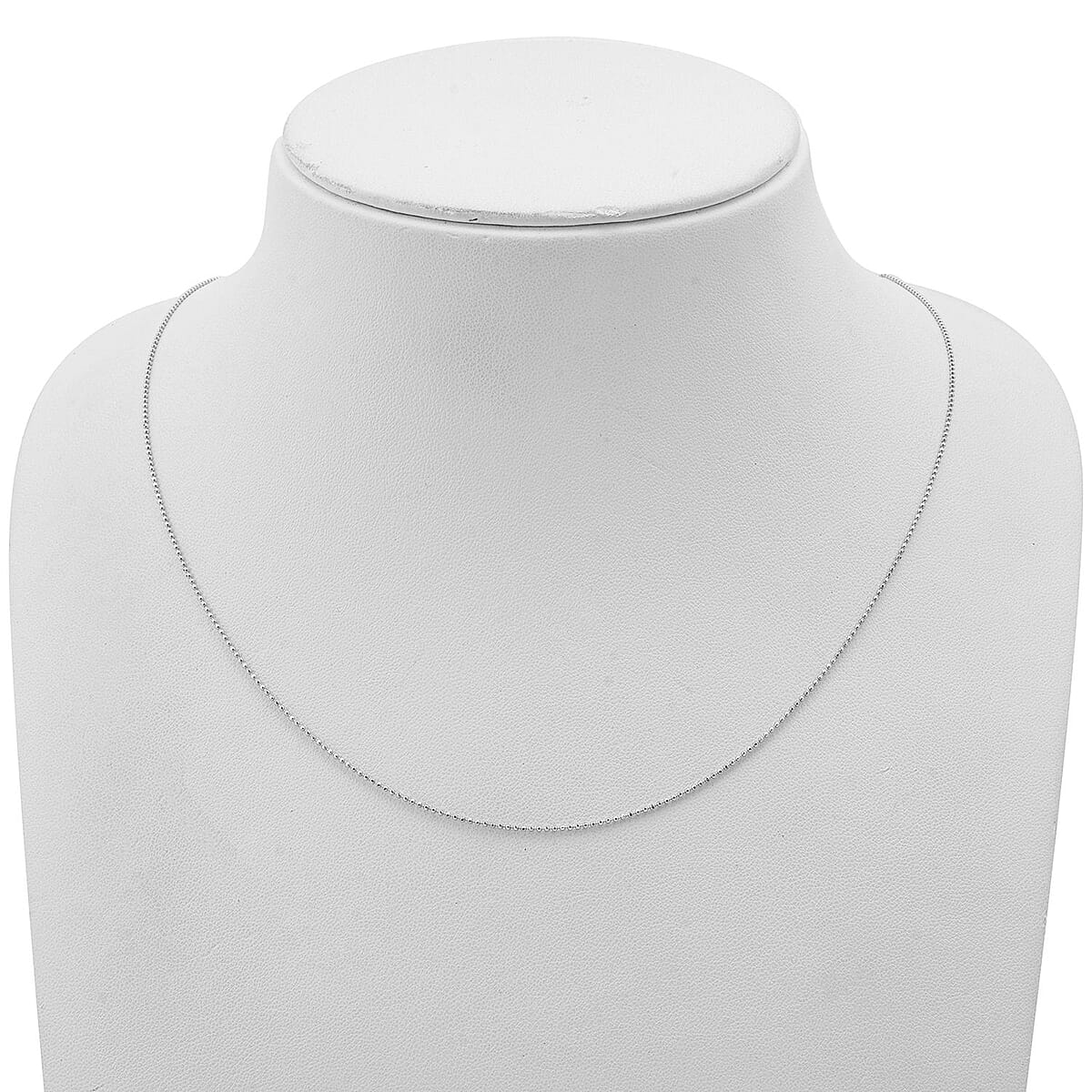 Beaded Chain Necklace in 950 Platinum 2.85 Grams 20 Inches image number 2