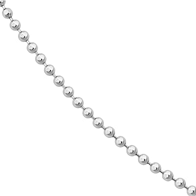 Beaded Chain Necklace in 950 Platinum 2.85 Grams 20 Inches