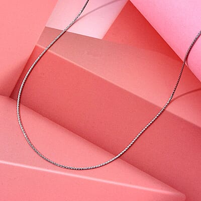 Fancy Foxtail Chain Necklace in 950 Platinum 2.85 Grams 20 Inches