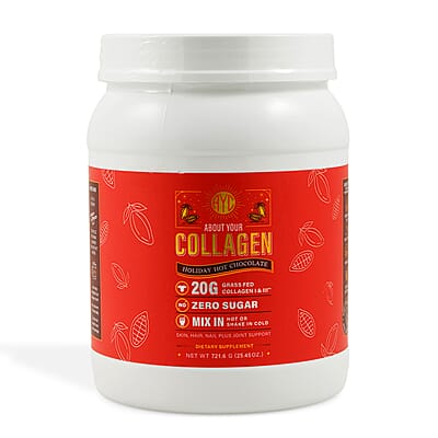 About Your Collagen Grass Fed Collagen I & II Dietary Supplement (26.65oz) -Hot Chocolate