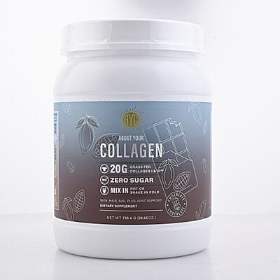 About Your Collagen Grass Fed Collagen I & II Dietary Supplement (26.65oz) -Chocolate