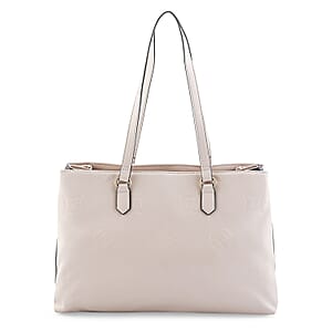 Closeout Loume Multi Color Faux Leather Logo Tote Bag