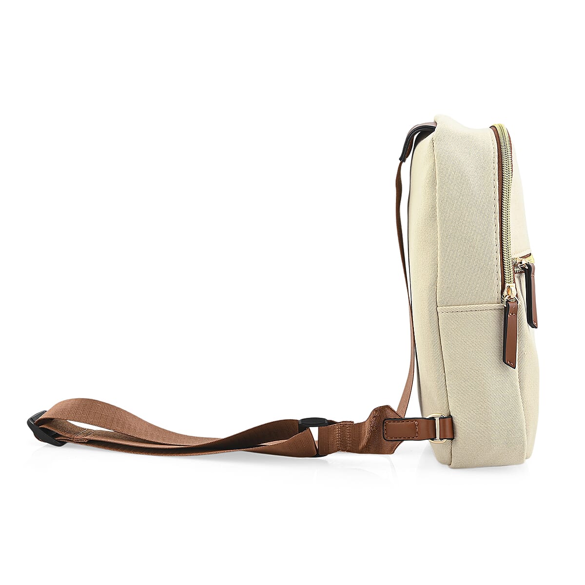 Closeout Loume Off-white Sling Bag with Detachable Pouch image number 6