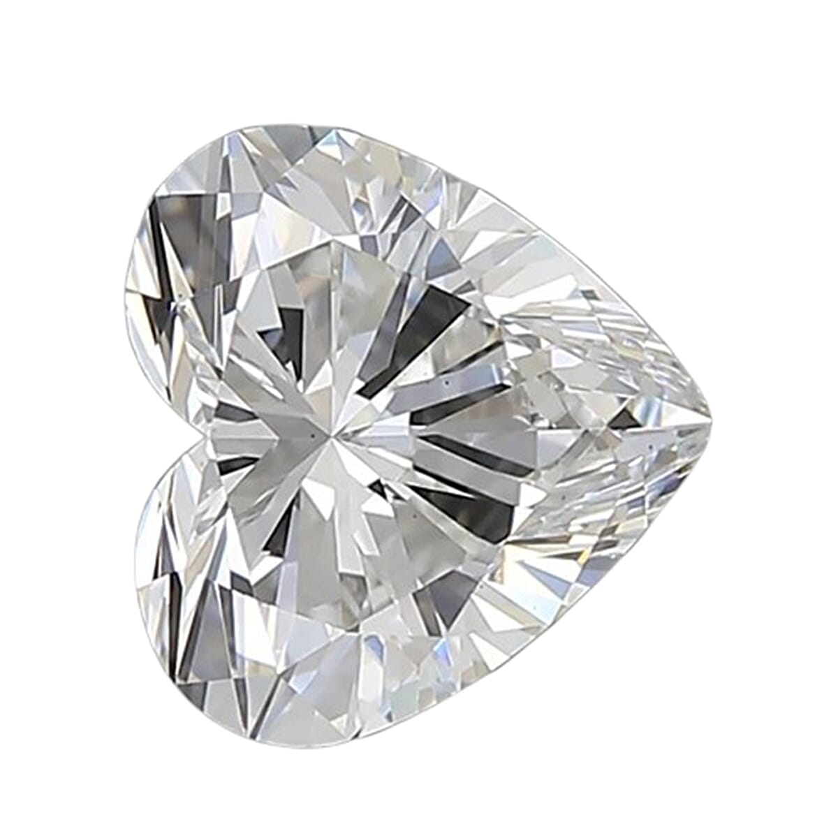 IGI Certified Luxuriant Lab Grown Diamond (Hrt) (E-F, VS) 1.02 ctw image number 2